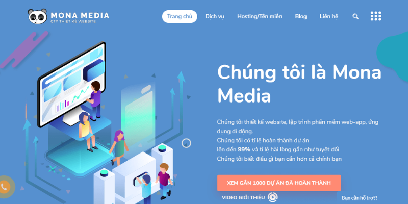 Mona Media - Công ty thiết kế Website nhập hàng chuyên nghiệp